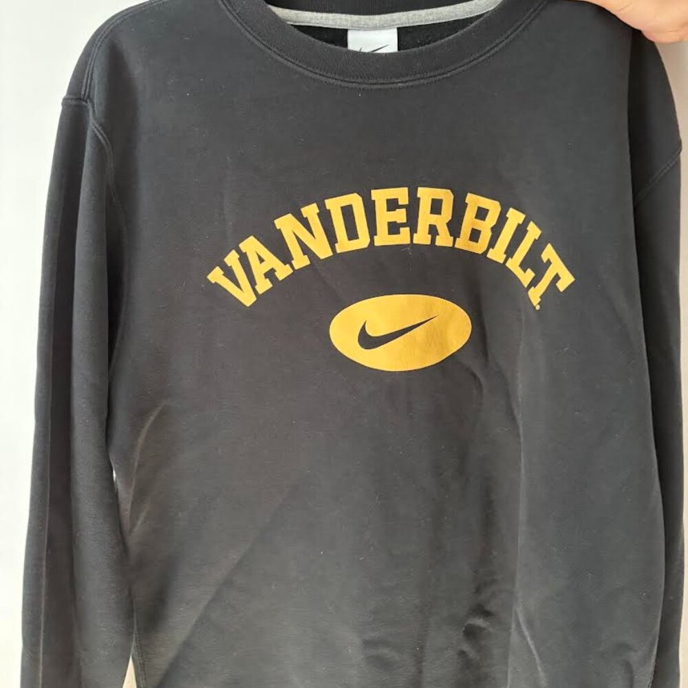 Black and Yellow Vanderbilt Nike Crewneck - Men's Medium